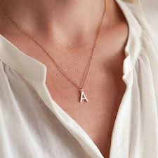 Shop your own from 26 initial necklaces for every letter of the alphabet. 11 Shop your own from 26 initial necklaces for every letter of the alphabet.