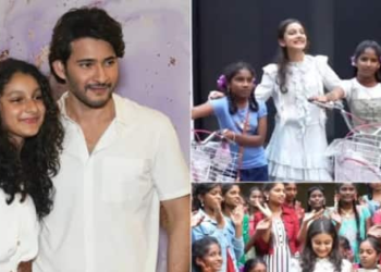 Mahesh Babu’s daughter distributed cycle on her 11th birthday, see glimpse of Sitara Ghattamaneni’s birthday celebration