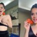 Urfi Javed wore such a dress that she had to hide her body with her hands, earrings made of tomatoes attracted attention 19 Urfi Javed wore such a dress that she had to hide her body with her hands, earrings made of tomatoes attracted attention
