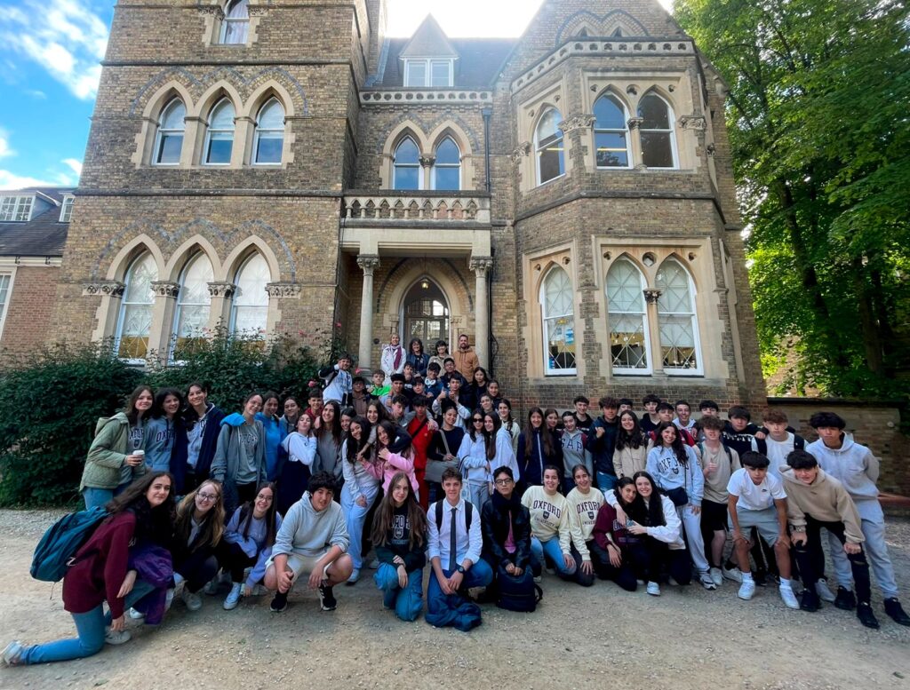 Azur Education Language Exchange program students