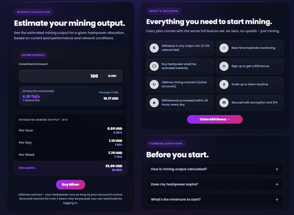 Blake.Cloud Passive Income Crypto Mining: Mine on Your Phone or Computer Without Expensive Hardware 12 Screenshot
